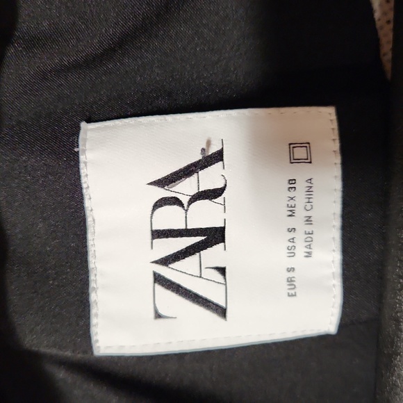 Zara Black Bomber Jacket - Picture 2 of 7